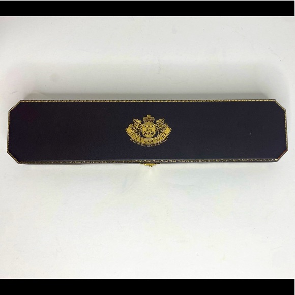 Juicy Couture Women’s Y2K Wedding Cake Chunky Gold Charm Bracelet With Box - Picture 13 of 13